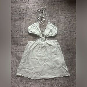 Forever 21 White Backless Dress